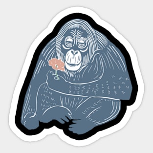 Monkey Sticker